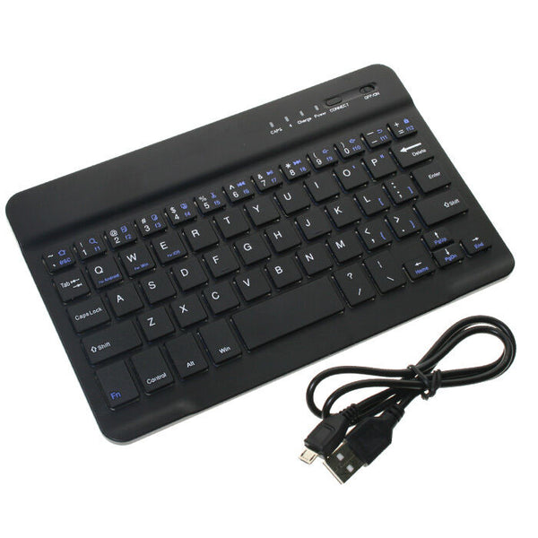 Ultra Slim Bluetooth Wireless Keyboard For Apple iPad iPhone Android Windows