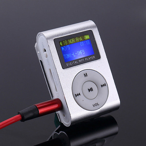 Mini LCD Screen USB MP3 Player Support Micro SD/TF Card Portable Music Player