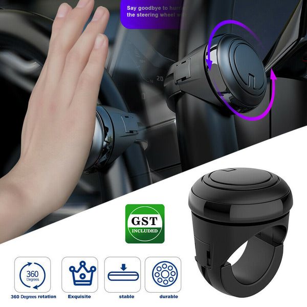 Rotate Car Driving Steering Wheel Bearing Turning Power Handle Spinner Knob 360d