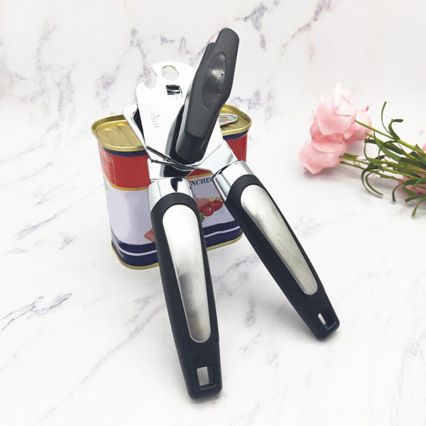 1-3x Can & Bottle Opener Classic Stainless Steel Manual Heavy Duty Can Opener
