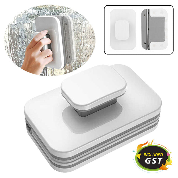 Magnetic Window Cleaner Glass Brush Wiper Washing Double Side Cleaning Tools AU