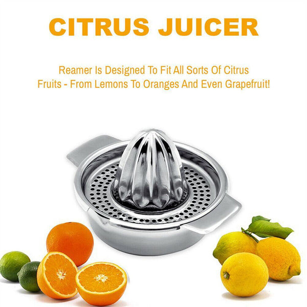 New Stainless Steel Fruit Lemon Citrus Orange Juicer /Manual Press Squeezer