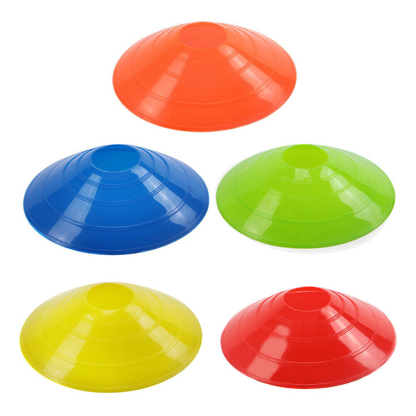 1-100Training Discs Soccer Markers Fitness Exercise Sport Cones Rugby TouchGroup