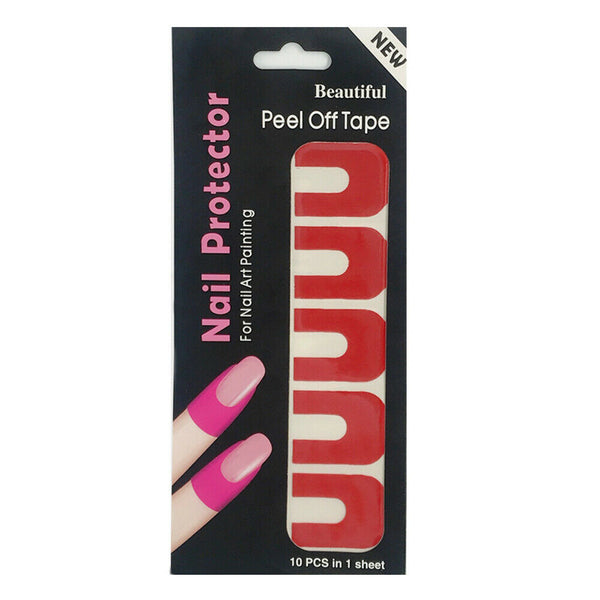 Peel off tape Nail Protector Polish Liquid Latex Nail Art Tool Sticker Adhesive