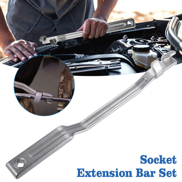 Universal Socket Extension Bar Set 13.3inch for Mechanics Handyman DIYers