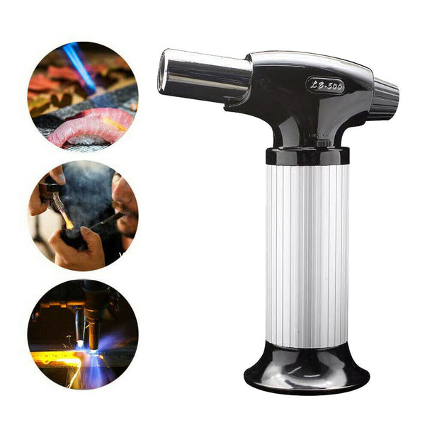 Refillable Gas Butane Blow Torch Fire Lighter Food Cook Baking Culinary Solder