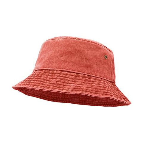 Unisex Men Women WASHED COTTON Outdoor Camping Sports Bucket Hats Fishing Hiking