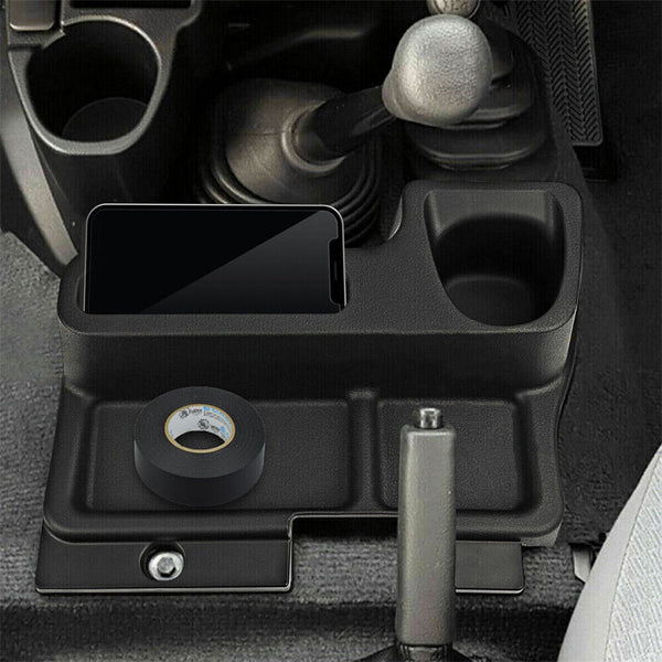 Black Centre Console Storage Box For Toyota Landcruiser LC70 71 76 79 Series OZ