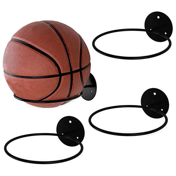 1-3x Sports Ball Holder Basketball Display Storage Rack Garage Wall Mounted AU