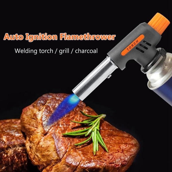 Butane Gas Torch Blow Torch Iron Welding Soldering Fire Lighter Frame Gun BBQ