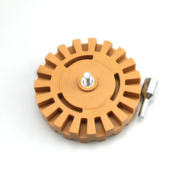 Decal Remover Rubber Eraser Wheel Adhesive Sticker Graphics Removal Eraser Tool