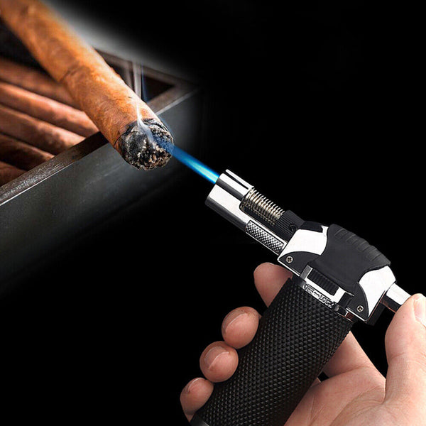 Windproof Refillable Butane Gas Baking Flame Welding Torch Jet Lighter Outdoor A