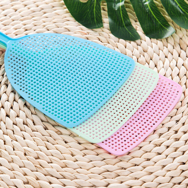 6/12x Mosquito Fly Swatter Plastic Long Handle Insect Swat Killer Catcher Manual