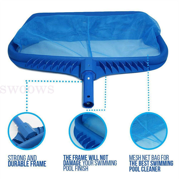 Swimming Pool Net Leaf Shovel Pool Spa Scoop Skimmer Rake