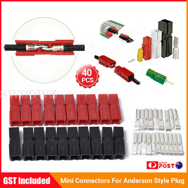 10 Pairs 30Amp 600V Marine Power Pole Plug Connector Set for Anderson Powerpole