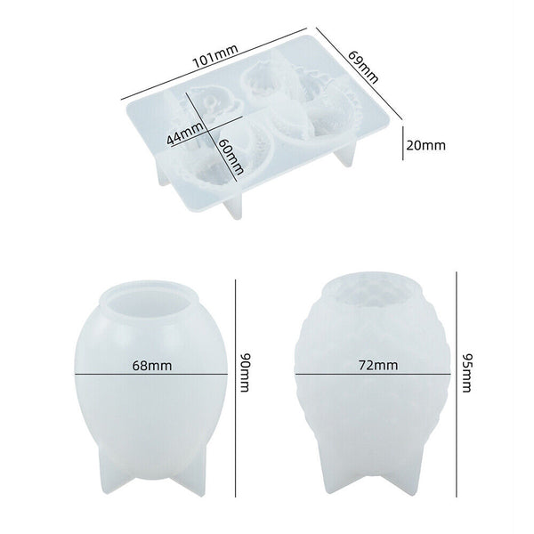 DIY Epoxy Resin Casting Mould Dragon Egg Night Light Silicone Mold Resin Molds