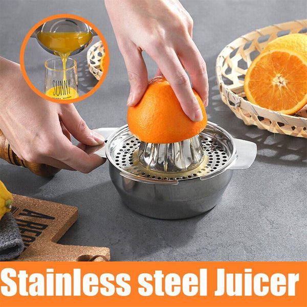 New Stainless Steel Fruit Lemon Citrus Orange Juicer /Manual Press Squeezer