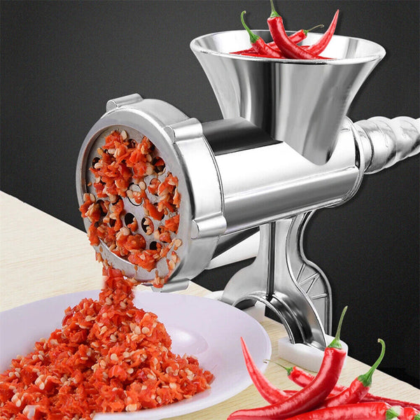 Manual Kitchen Meat Grinder Mincer Stuffer Table Hand Sausage Filler Maker AU