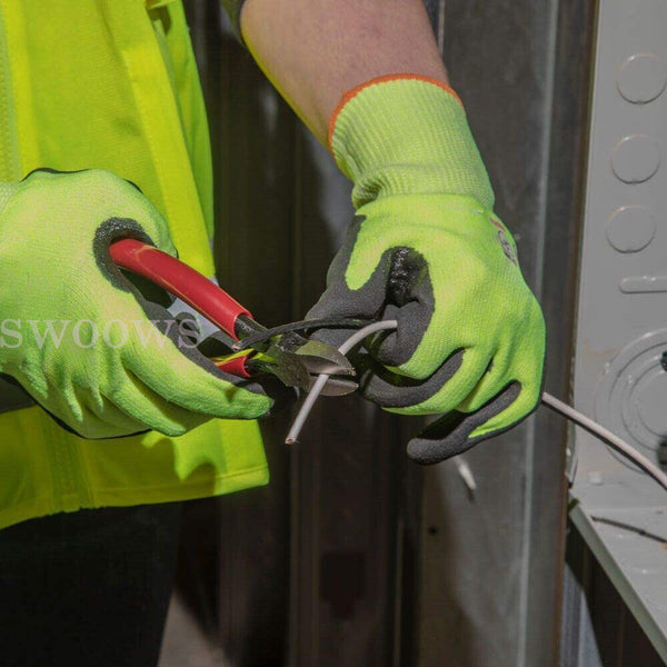 1/2 x 6" Flush Cut Side Cutters Diagonal Cutting Pliers Wire Cable Nippers Tools