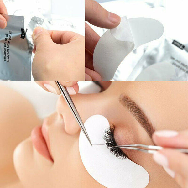 UPTO 2000 Under Eye Gel Pads Free Eyelash Extensions Accessories Lashes Holder