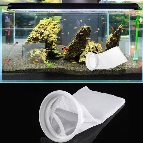 100-200 Micron Fish Tank Filter Bag Wet/Dry Filter Socks For Marine Aquarium