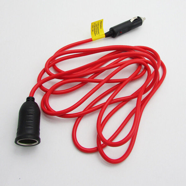 3.6m 12V Cigarette Plug Extension Cable Car Lighter Sockets Lead Wiring Adapter