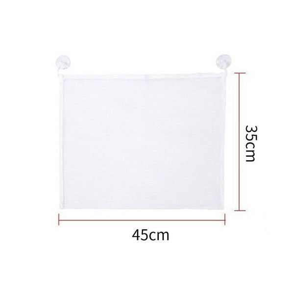 1/2x Toy Bath Storage Bathroom Suction Bathtub Stuff Net Mesh Doll Baby Toys Bag