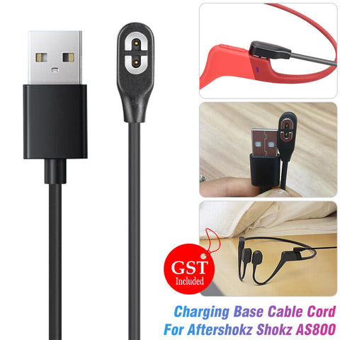 1/2USB Magnetic Headset Charger Charging Base Cable Cord ForAftershokzShokzAS800
