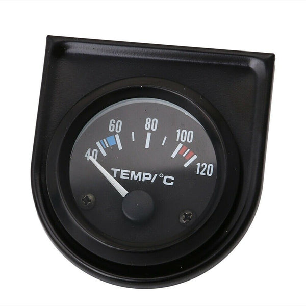 Universal 2'' 52mm Auto Car Water Temperature Temp Gauge Pointer Meter 40-120℃