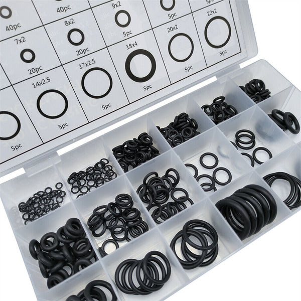 225Pcs Auto Rubber Grommet Assortment Set 7 Popular Sizes Fastener Kit Blanking