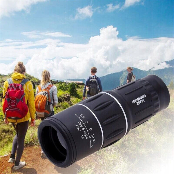 Super High Power 16x52 Portable HD Monocular Telescope Single Binoculars Outdoor