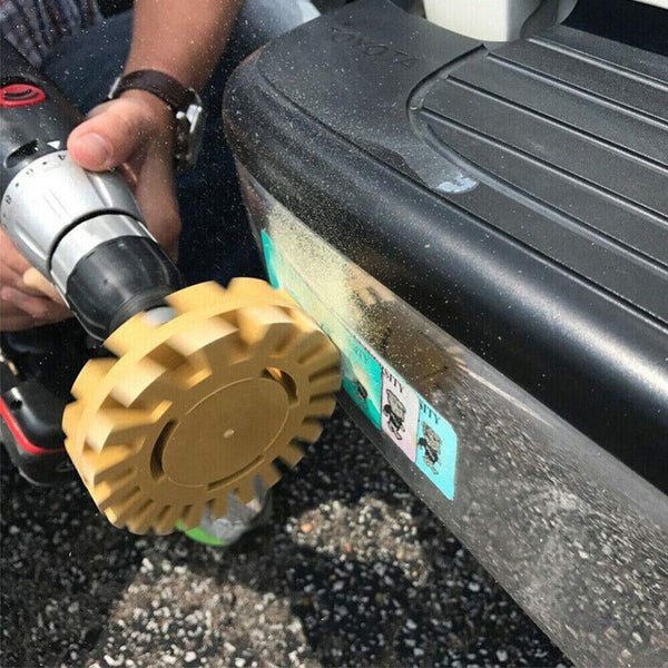 Decal Remover Rubber Eraser Wheel Adhesive Sticker Graphics Removal Eraser Tool