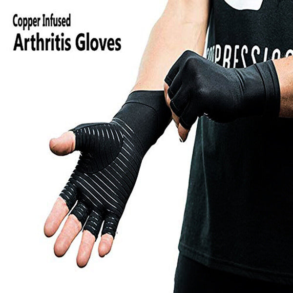 Pain Relief Hand Wrist Support Brace Arthritis Gloves Compression Joint Finger