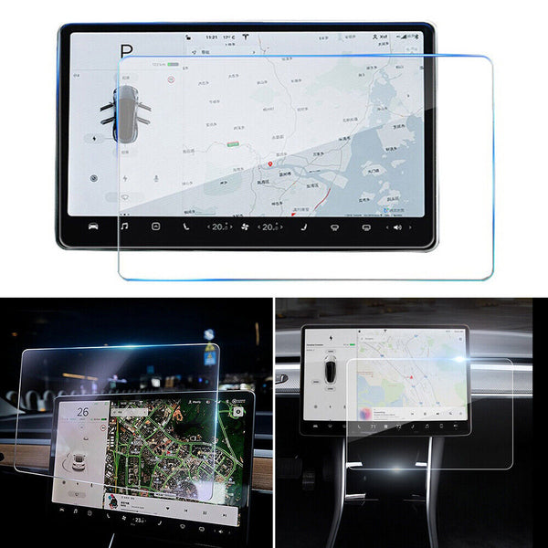 Tempered Glass Protector Navigation CenterControl Screen Film forTesla Model 3/Y