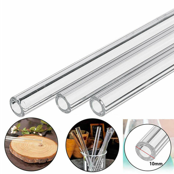 10/20 Pcs 10mm 1.5mm Thick Wall Borosilicate Glass Tube Pyrex Blowing Lab Tubing