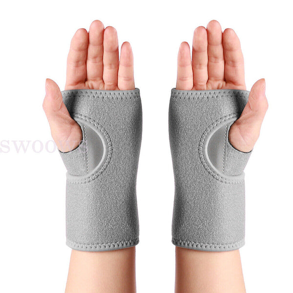 Wrist Support Hand Brace Band Carpal Gloves Tunnel Splint Arthritis Sprains Pain