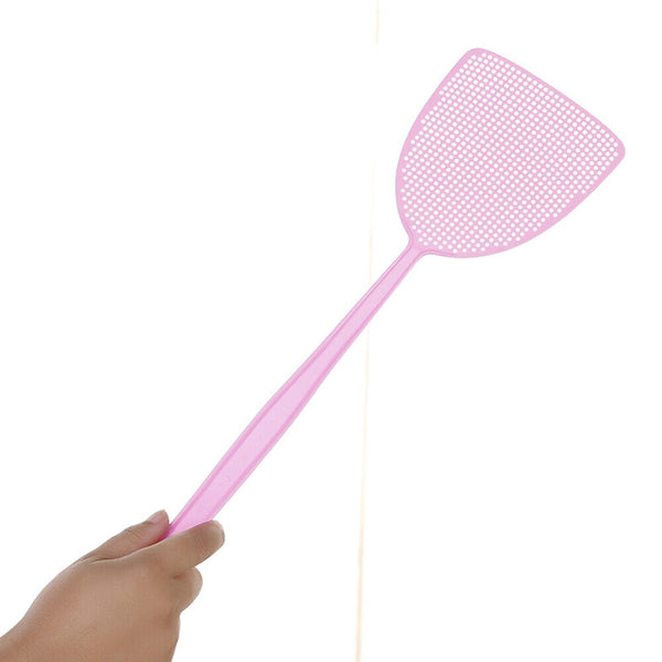 6/12x Mosquito Fly Swatter Plastic Long Handle Insect Swat Killer Catcher Manual