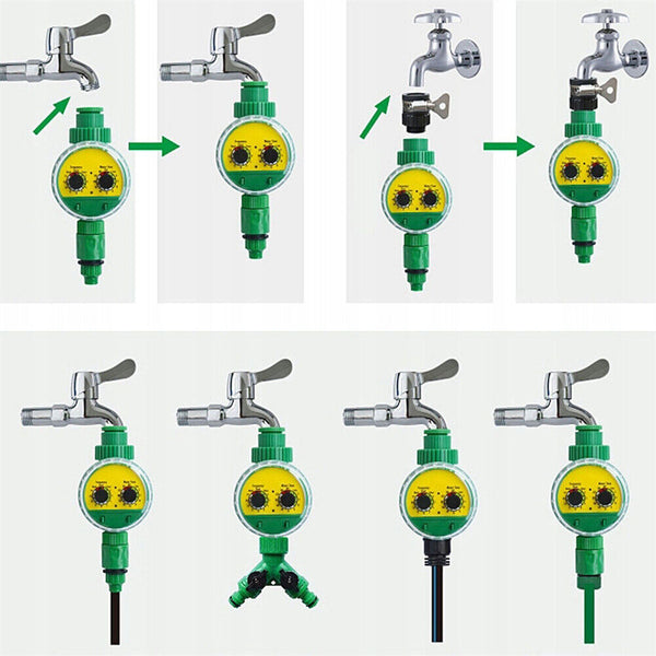 Automatic Irrigation Controller Water Timer Digital Tap Garden Watering System