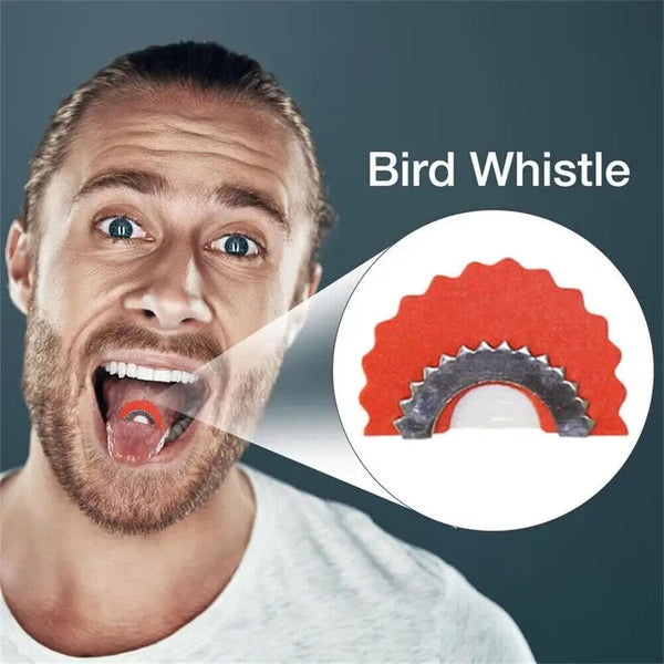 5PCS Bird Whistle Warbler Caller Tongue Tweeting Noisemaker Toys Tricks Gag