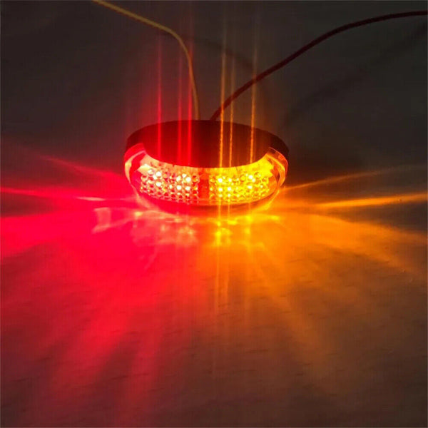 10X LED Clearance Lights Side Marker Amber Red Indicators Trailer Truck RV Lamp