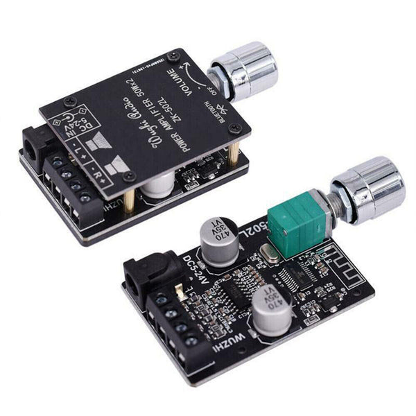 MINI Bluetooth 5.0 Wireless Audio Digital Power Amplifier Stereo Board Amp AU