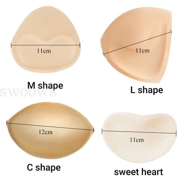 Freebra Silicone NuBra Inserts Push Up Breast Pad Bikini Bra Cleavage Enhancer