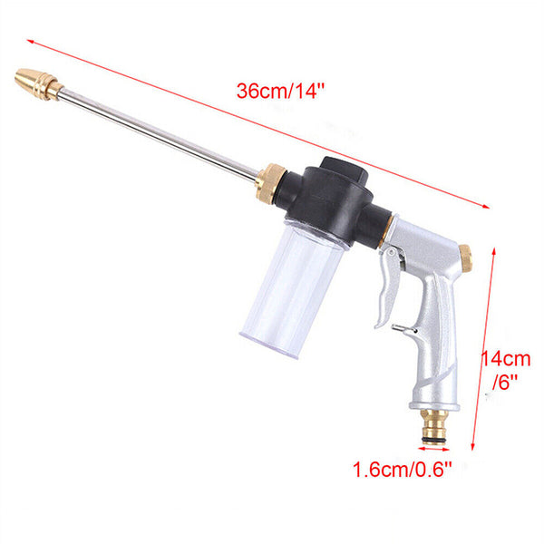 High Pressure Car Wash Foam Gun Water Soap Sprayer Jet Lance Cleaning Tool-Kits