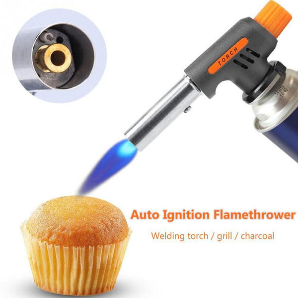 Butane Gas Torch Blow Torch Iron Welding Soldering Fire Lighter Frame Gun BBQ