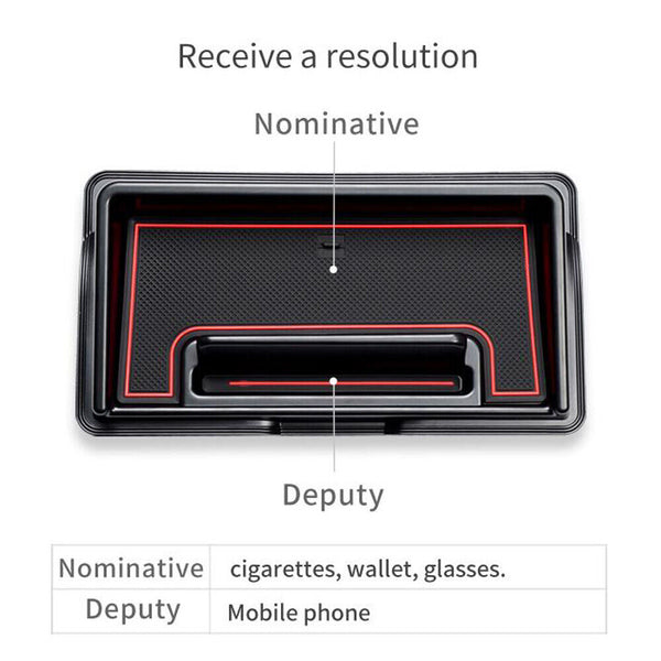 Tray For Suzuki Jimny 2019-2023 Car Storage Box Center Console Tray Phone Holder