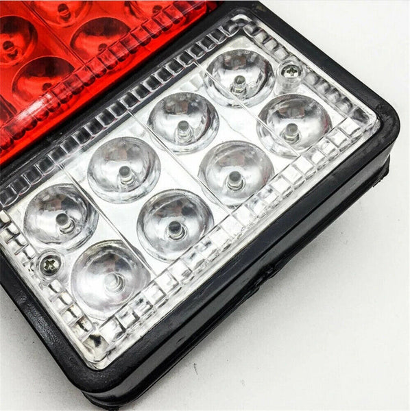 2x 36 LED Tail Lights Stop Indicator Reverse Lamp Trailer Truck Ute 12V Light