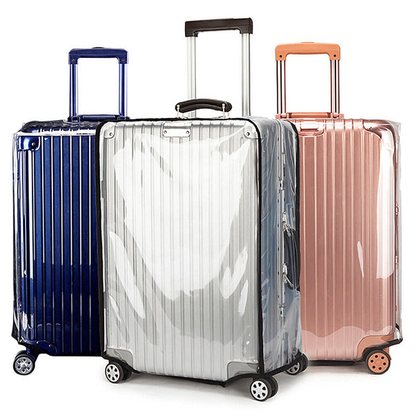 Transparent Waterproof PVC Travel Luggage Protector Suitcase Cover 26"-30" AU