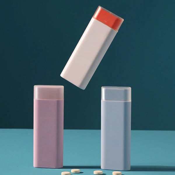 1-3x Mini Daily Medicine Tablet Case Dispenser Container Pill Box Organizer