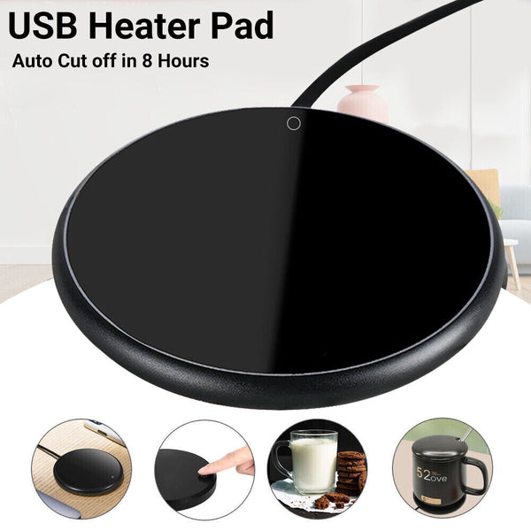 Smart USB Coffee Mug Warmer Tea Milk Cup Heater Pad Heating Plate Office Home AU