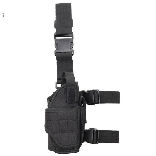 1/2PCS Tactical Thigh Holster Gun Leg Hunt Military Sports Pistol Pouch Puttee